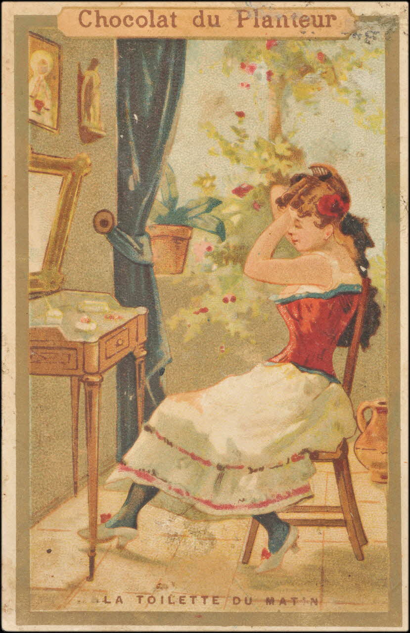 Baster & Vieillemard carte réclame chromo Paris 1878-1914 1995.1.3163.4 Photo