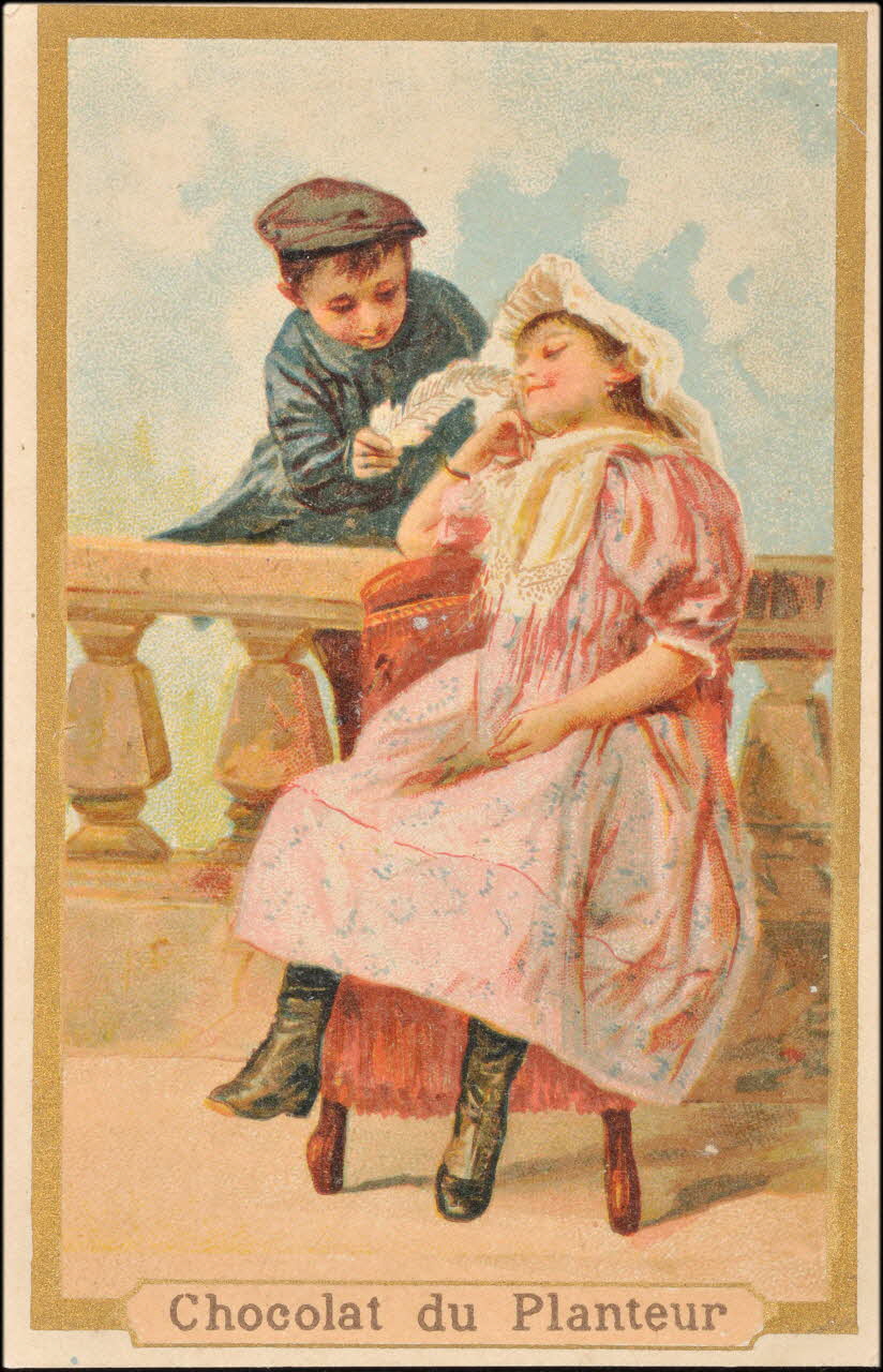 Baster & Vieillemard carte réclame chromo Paris 1878-1914 1995.1.3164.3 Photo