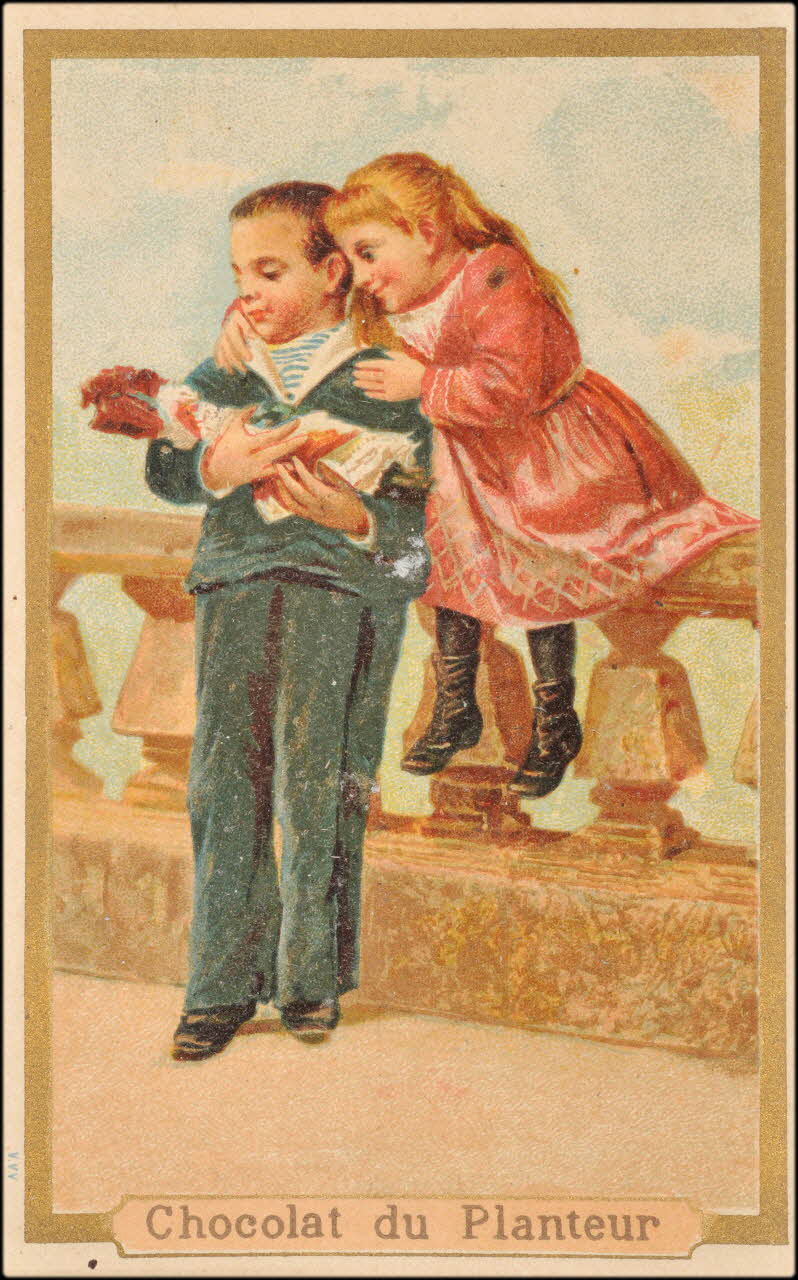 Baster & Vieillemard / Nathan F. carte réclame chromo Paris 1878-1914 1995.1.3164.6 Photo