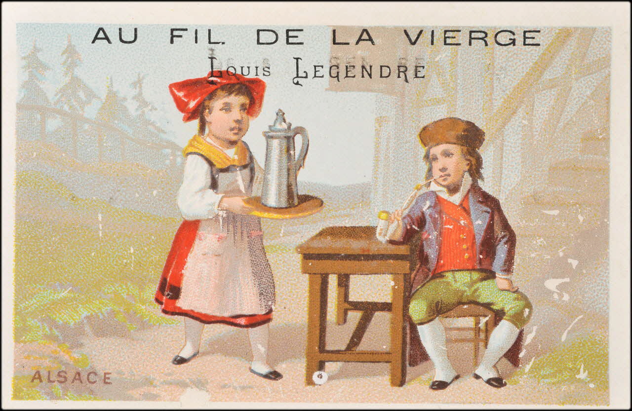 Baster & Vieillemard carte réclame chromo Paris 1878-1914 1995.1.3171.1 Photo