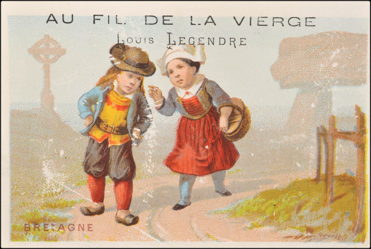 Baster & Vieillemard carte réclame chromo Paris 1878-1914 1995.1.3171.4 Photo