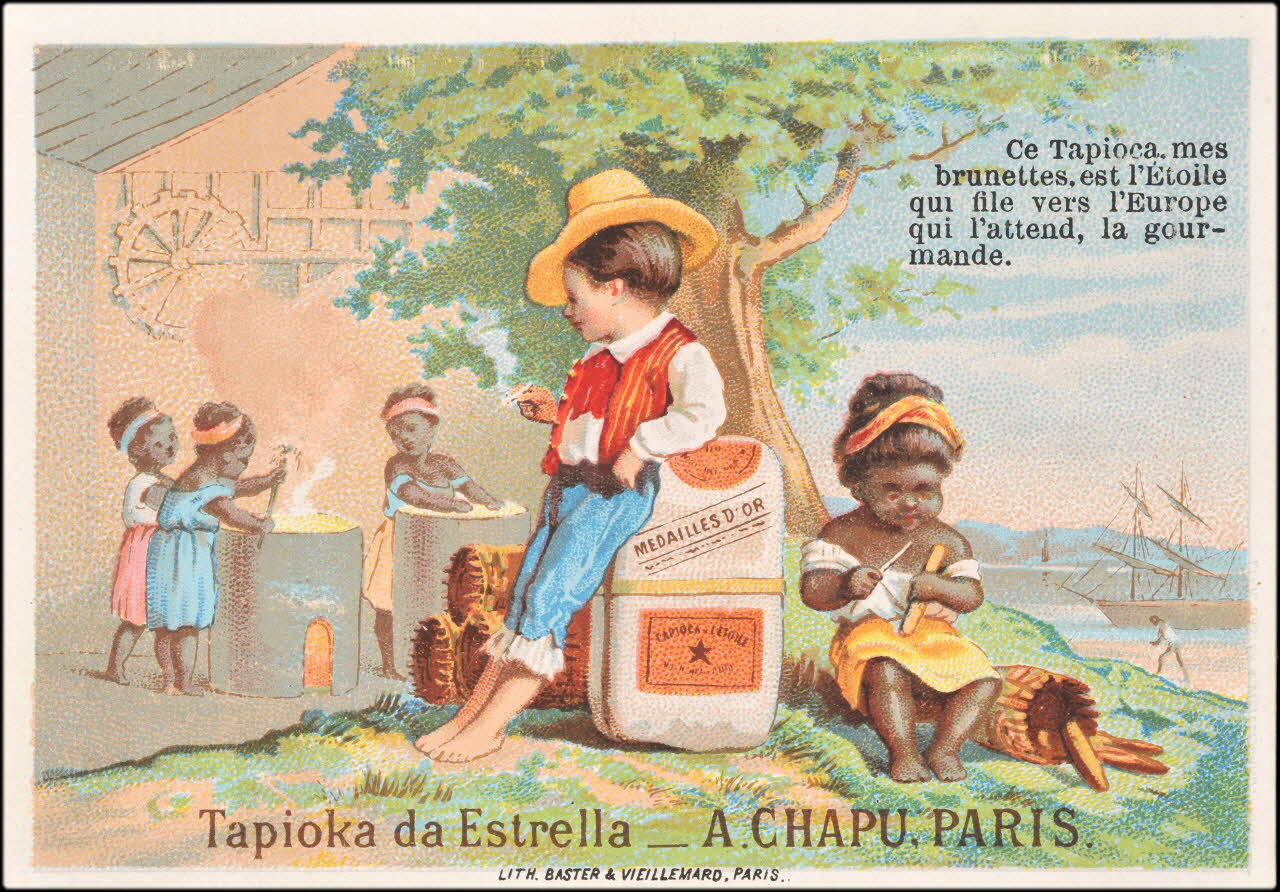Baster & Vieillemard carte réclame chromo Paris 1878-1914 1995.1.3173.1 Photo
