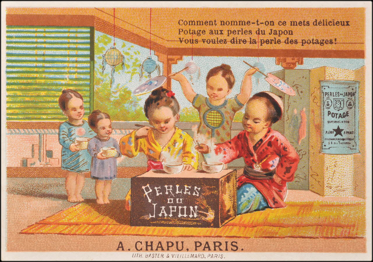 Baster & Vieillemard carte réclame chromo Paris 1878-1914 1995.1.3173.2 Photo
