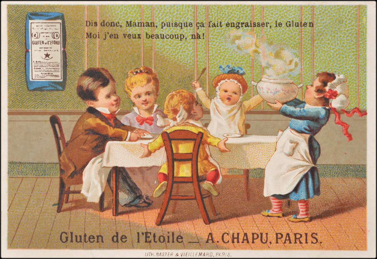 Baster & Vieillemard carte réclame chromo Paris 1878-1914 1995.1.3173.4 Photo