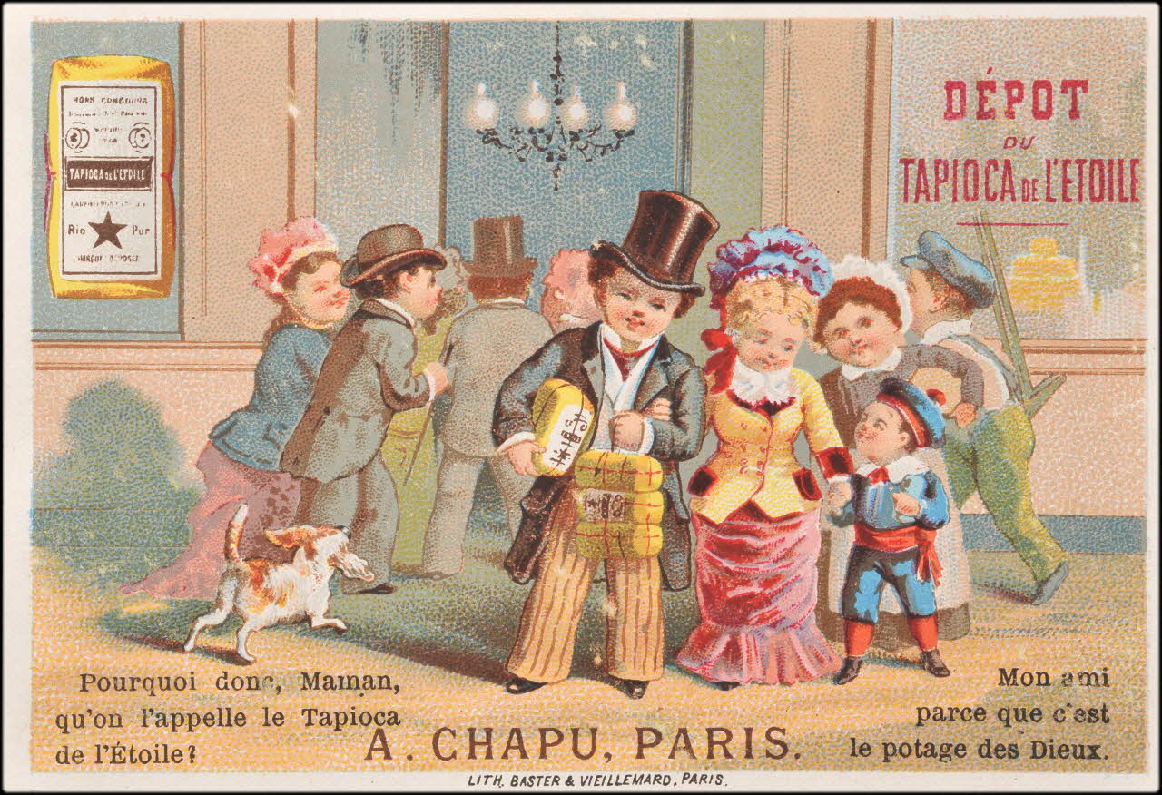 Baster & Vieillemard carte réclame chromo Paris 1878-1914 1995.1.3173.5 Photo