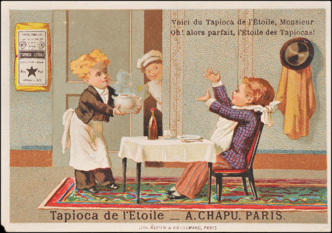 Baster & Vieillemard carte réclame chromo Paris 1878-1914 1995.1.3173.6 Photo