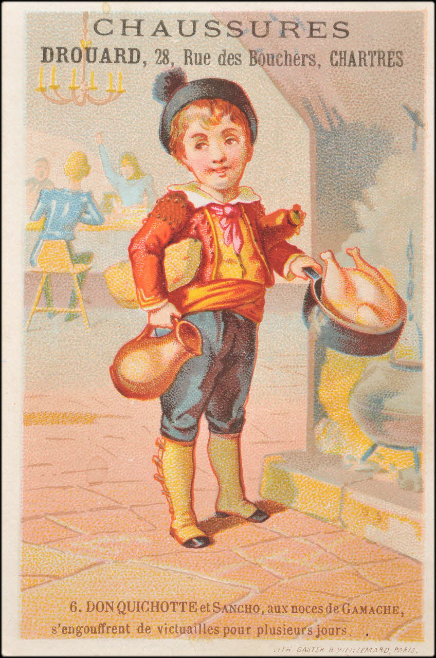Baster & Vieillemard carte réclame chromo Paris 1878-1914 1995.1.3176.4 Photo