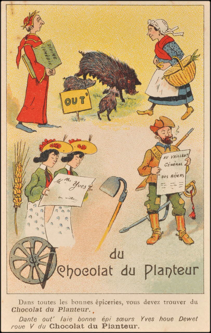 Baster & Vieillemard carte réclame chromo Paris 1878-1914 1995.1.3177.1 Photo