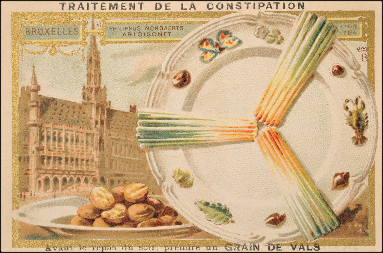 Baster & Vieillemard carte réclame chromo Paris 1886-1895 1995.1.3180.1 Photo