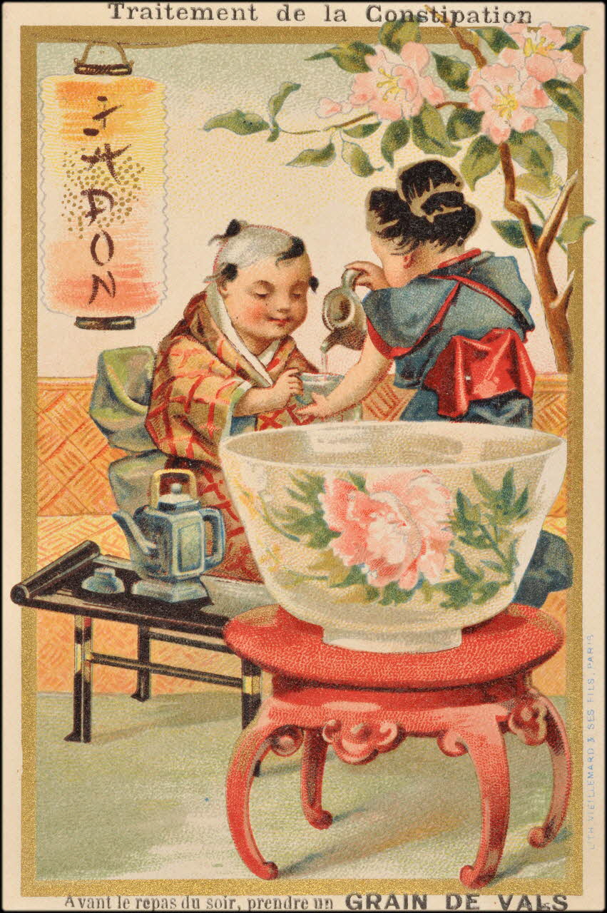 Baster & Vieillemard carte réclame chromo Paris 1886-1895 1995.1.3180.13 Photo