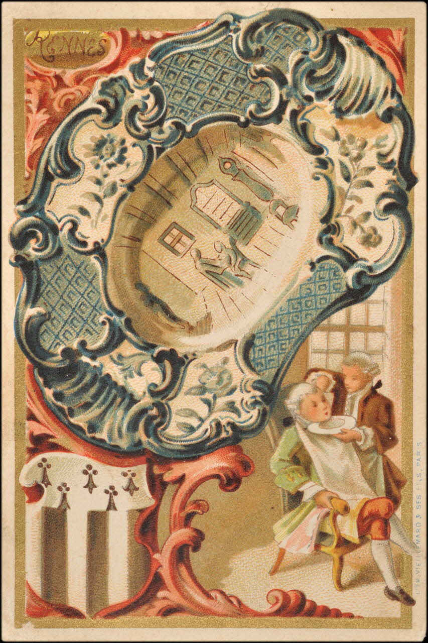 Baster & Vieillemard carte réclame chromo Paris 1878-1914 1995.1.3180.15 Photo