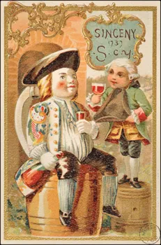 Baster & Vieillemard carte réclame chromo Paris 1886-1895 1995.1.3180.17 Photo