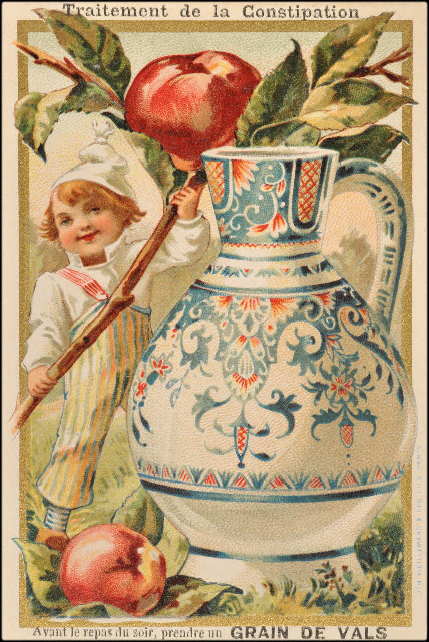 Baster & Vieillemard carte réclame chromo Paris 1886-1895 1995.1.3180.18 Photo