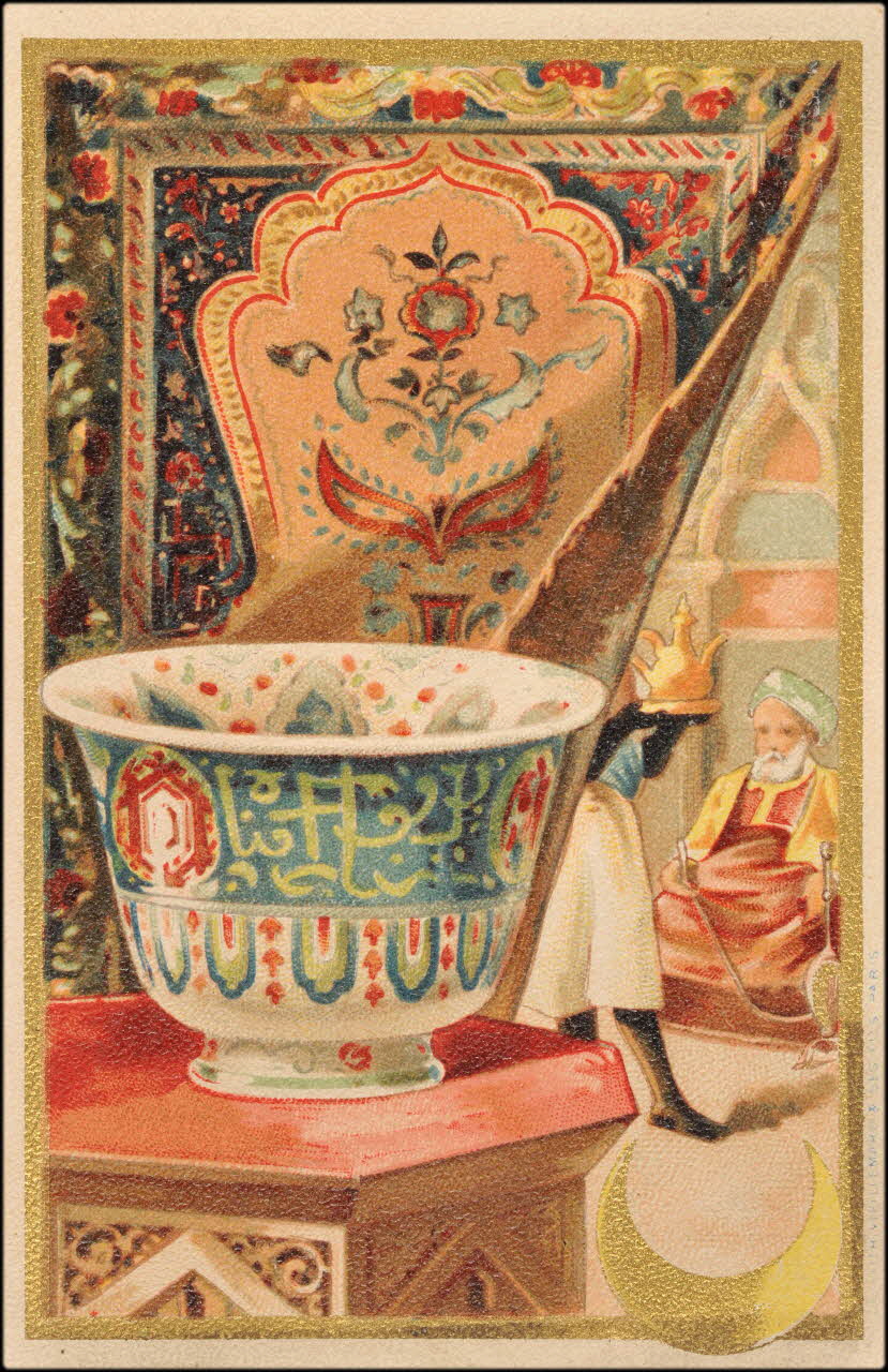 Baster & Vieillemard carte réclame chromo Paris 1886-1895 1995.1.3180.19 Photo