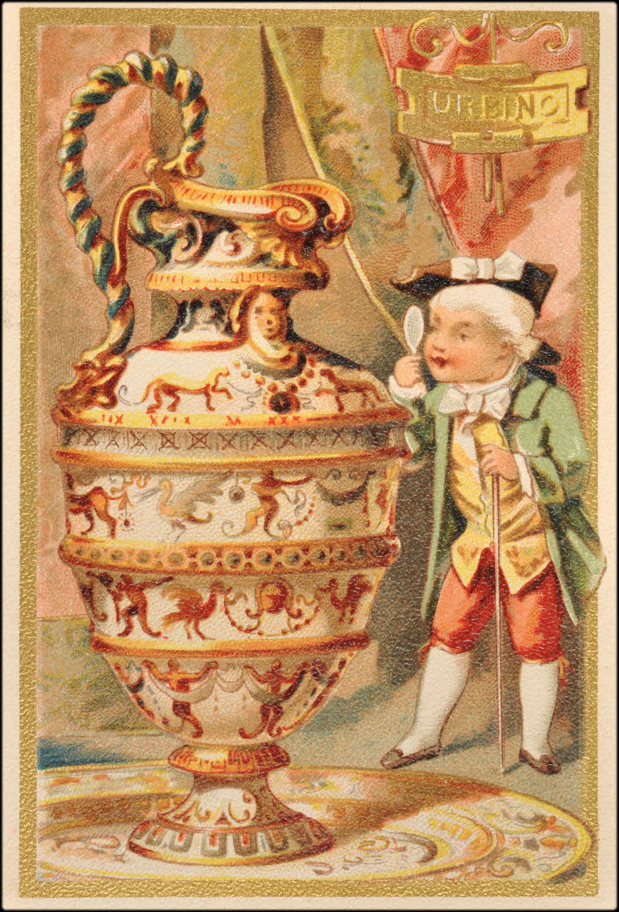 Baster & Vieillemard carte réclame chromo Paris 1886-1895 1995.1.3180.20 Photo