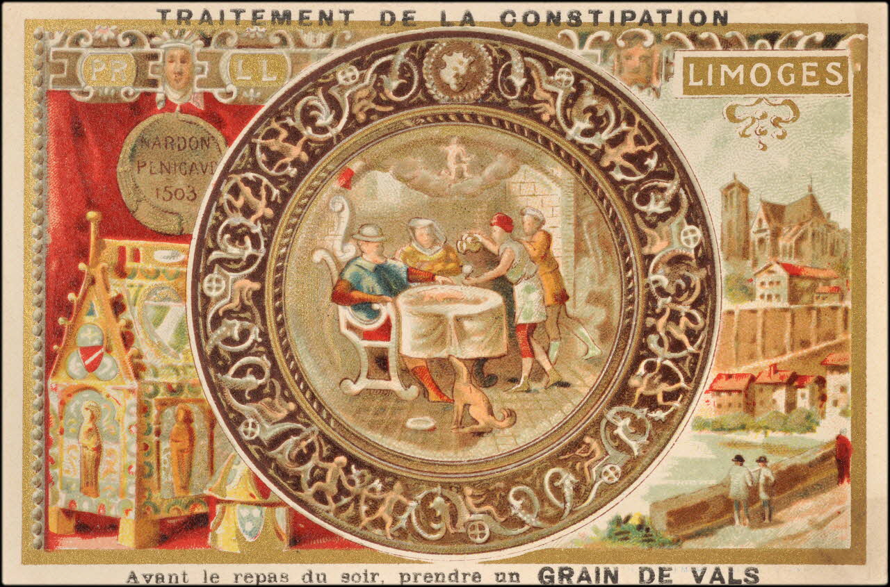 Baster & Vieillemard carte réclame chromo Paris 1886-1895 1995.1.3180.4 Photo