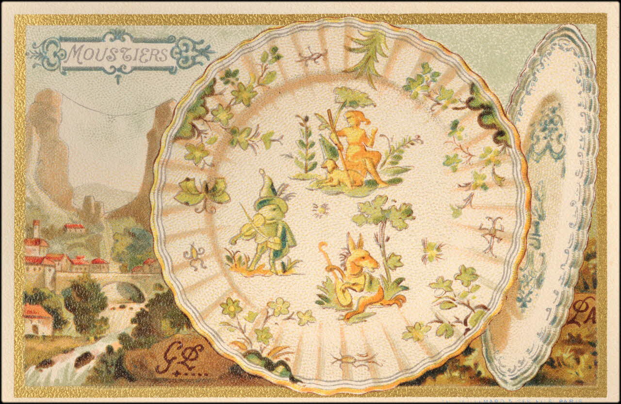 Baster & Vieillemard carte réclame chromo Paris 1886-1895 1995.1.3180.5 Photo