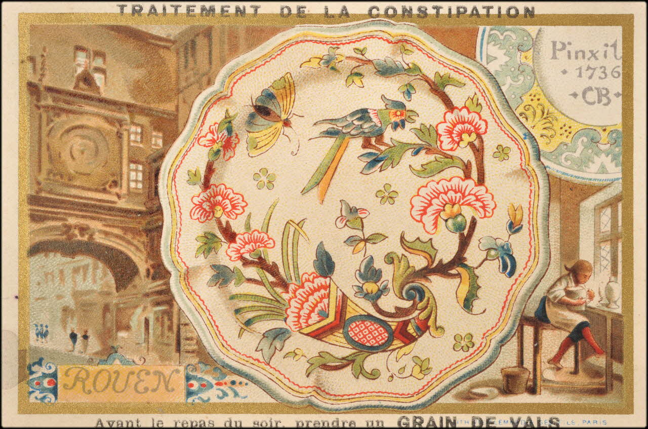 Baster & Vieillemard carte réclame chromo Paris 1886-1895 1995.1.3180.7 Photo