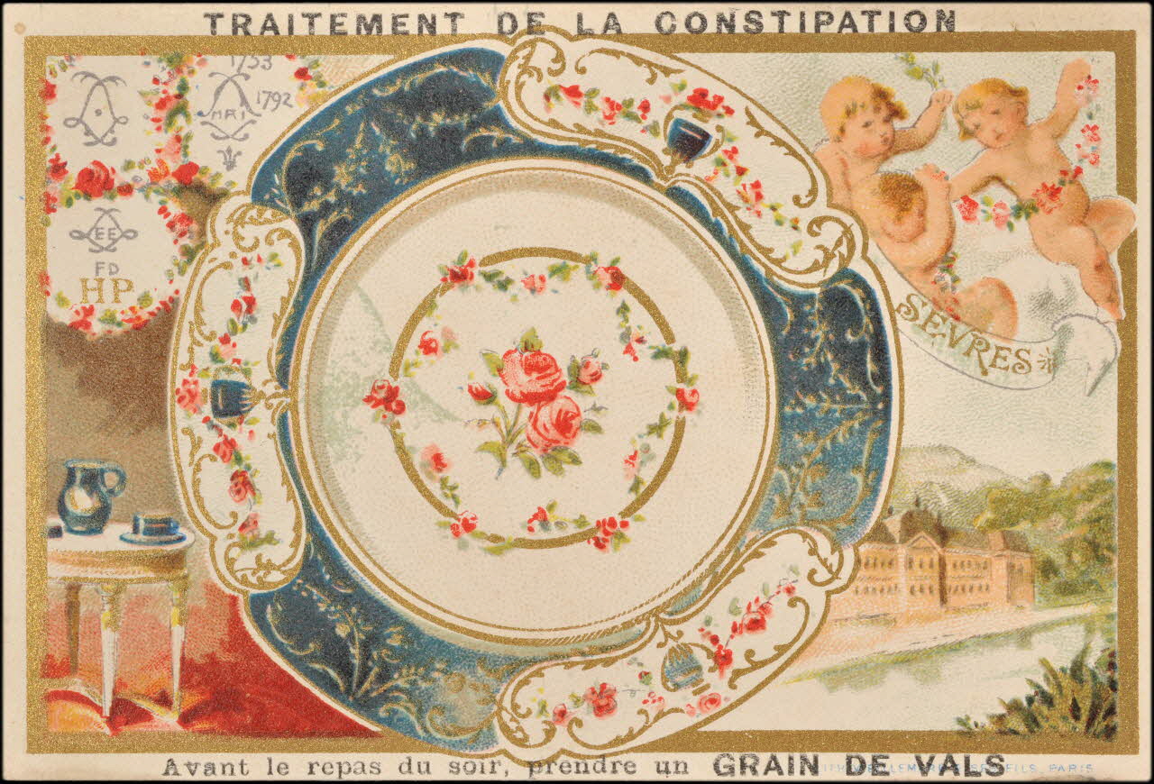 Baster & Vieillemard carte réclame chromo Paris 1886-1895 1995.1.3180.8 Photo