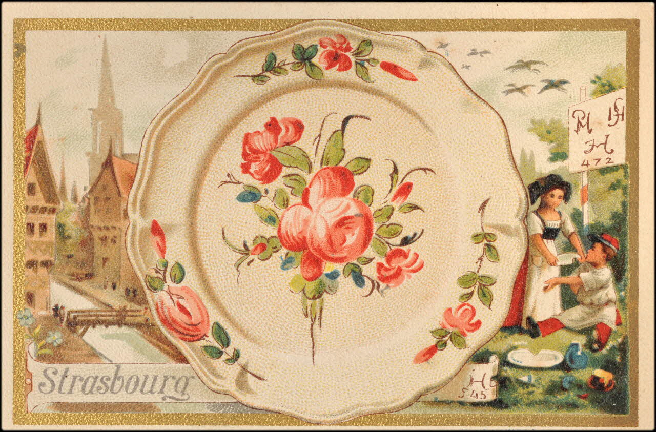 Baster & Vieillemard carte réclame chromo Paris 1886-1895 1995.1.3180.9 Photo