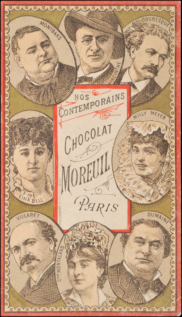 Baster & Vieillemard carte réclame chromo Paris 1886-1895 1995.1.3181.8 Photo