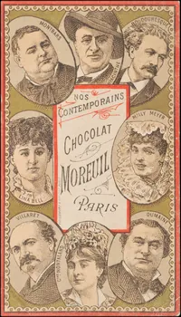 Baster & Vieillemard carte réclame chromo Paris 1886-1895 1995.1.3181.8 Photo