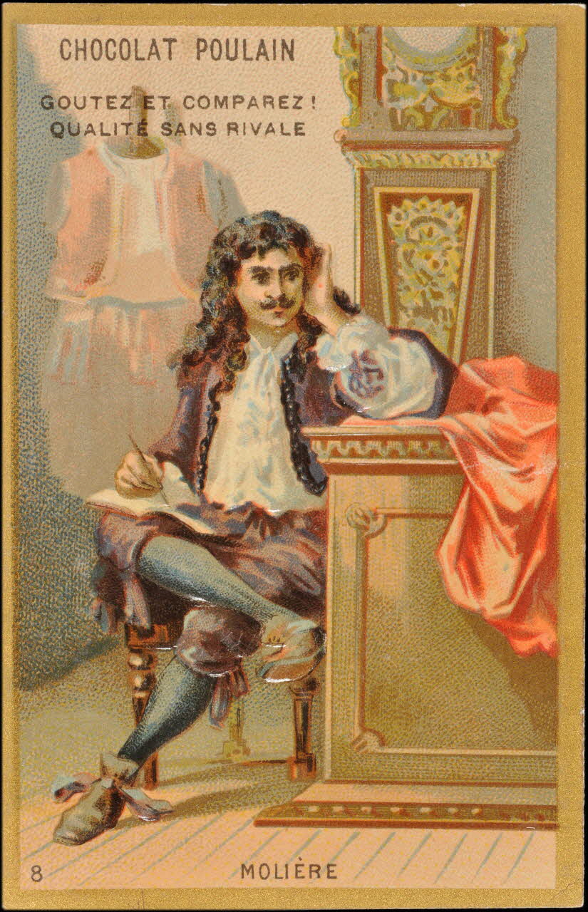 Romanet carte réclame chromo Paris 1877-1907 1995.1.352.7 Photo