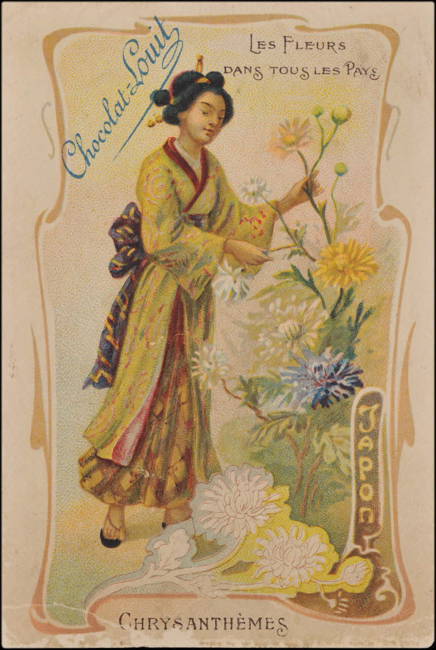 Romanet carte réclame chromo Paris 1877-1907 1995.1.353.4  Photo