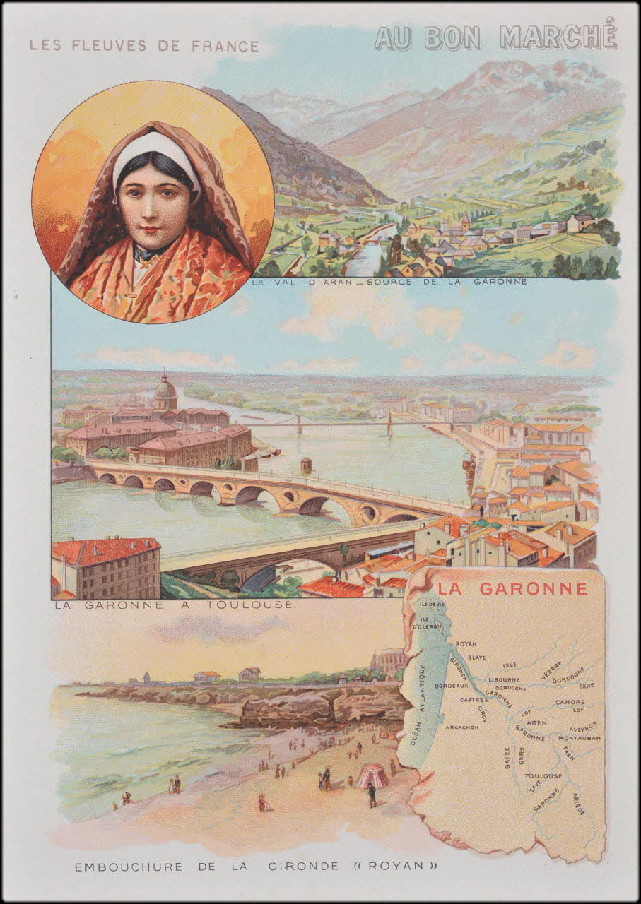 Romanet carte réclame chromo Paris 1907 1995.1.3550.1 Photo