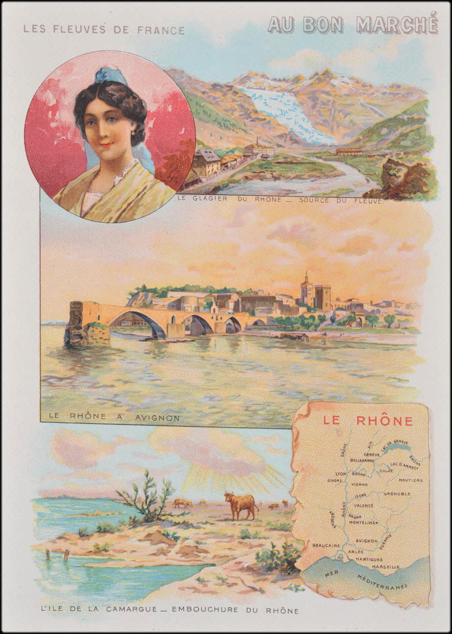 Romanet carte réclame chromo Paris 1907 1995.1.3550.3 Photo