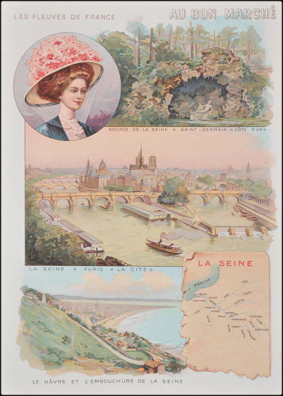 Romanet carte réclame chromo Paris 1907 1995.1.3550.4 Photo