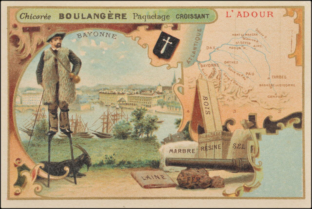 Romanet carte réclame chromo Paris 1907 1995.1.3560.1 Photo