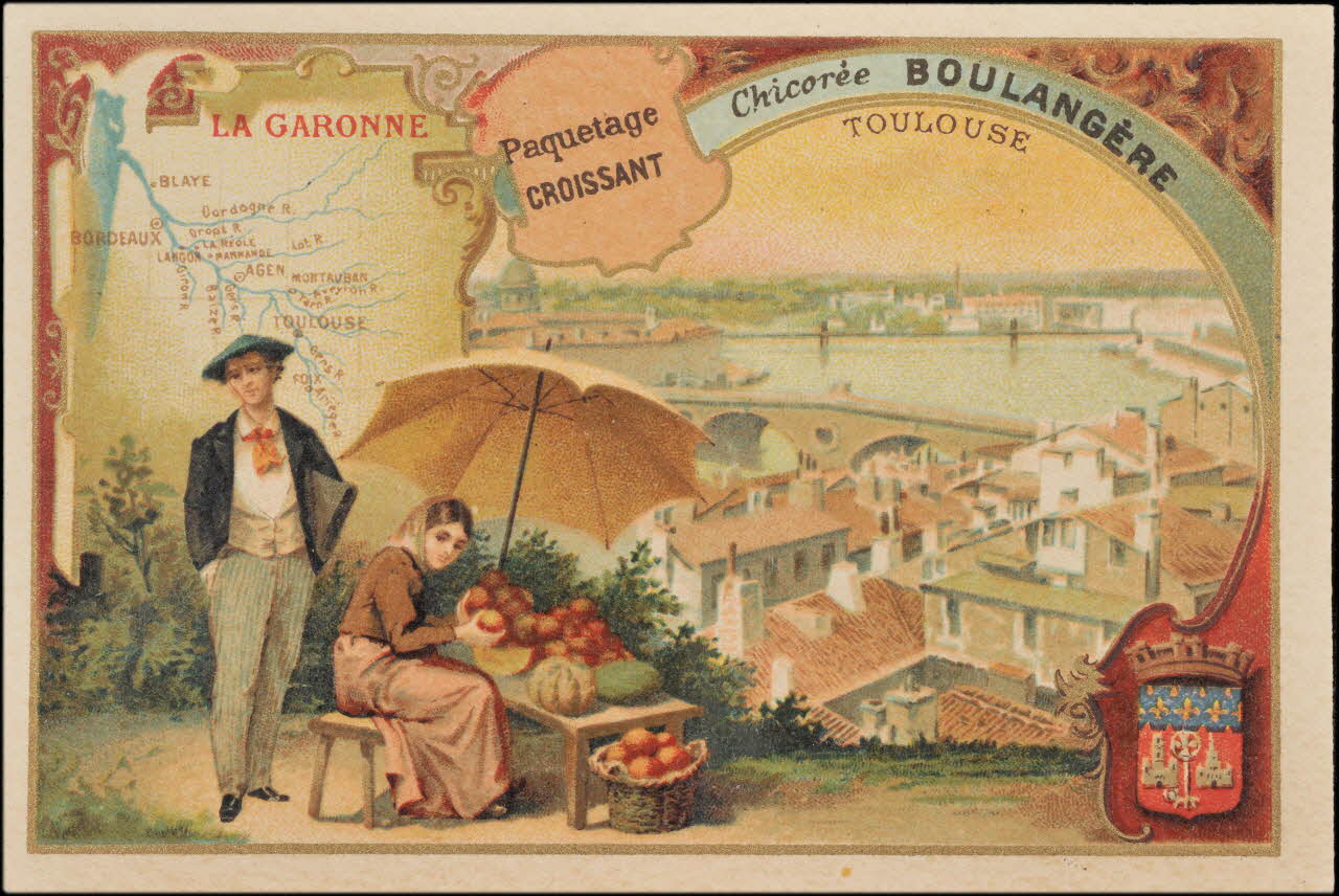 Romanet carte réclame chromo Paris 1907 1995.1.3560.3 Photo