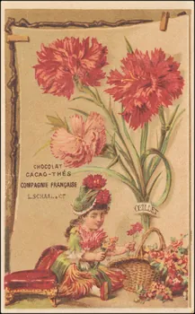 Romanet carte réclame chromo Paris 1877-1907 1995.1.357.3 Photo