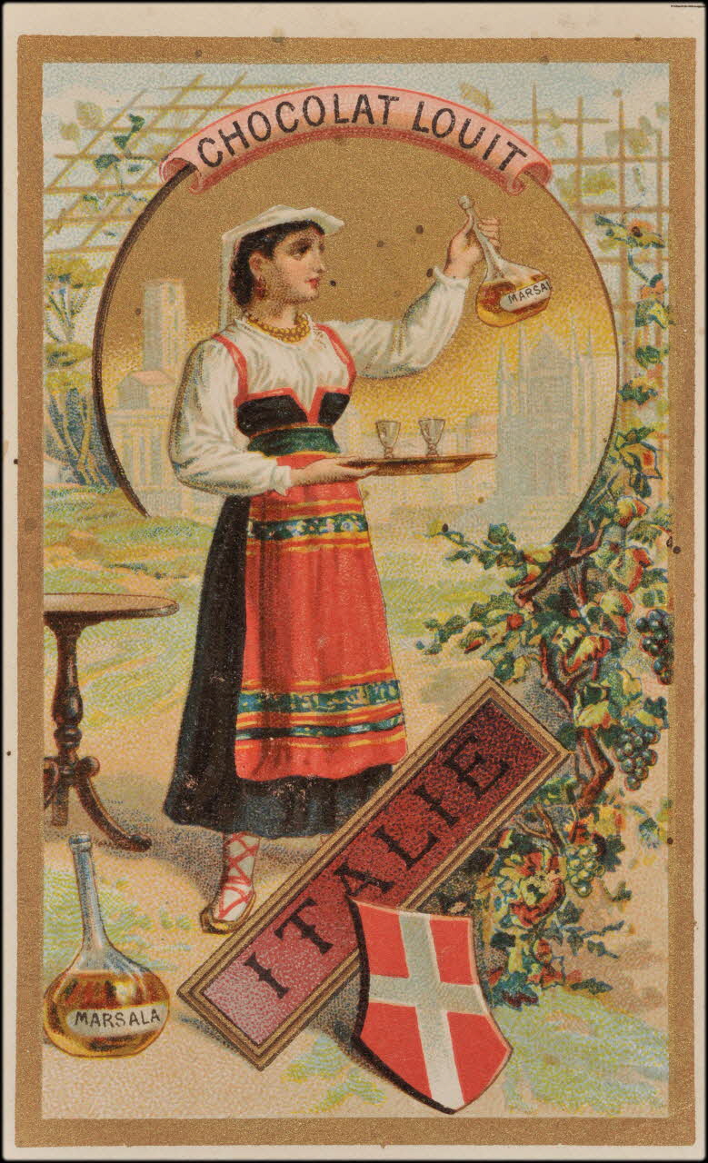 Romanet carte réclame chromo Paris 1877-1907 1995.1.369.4 Photo