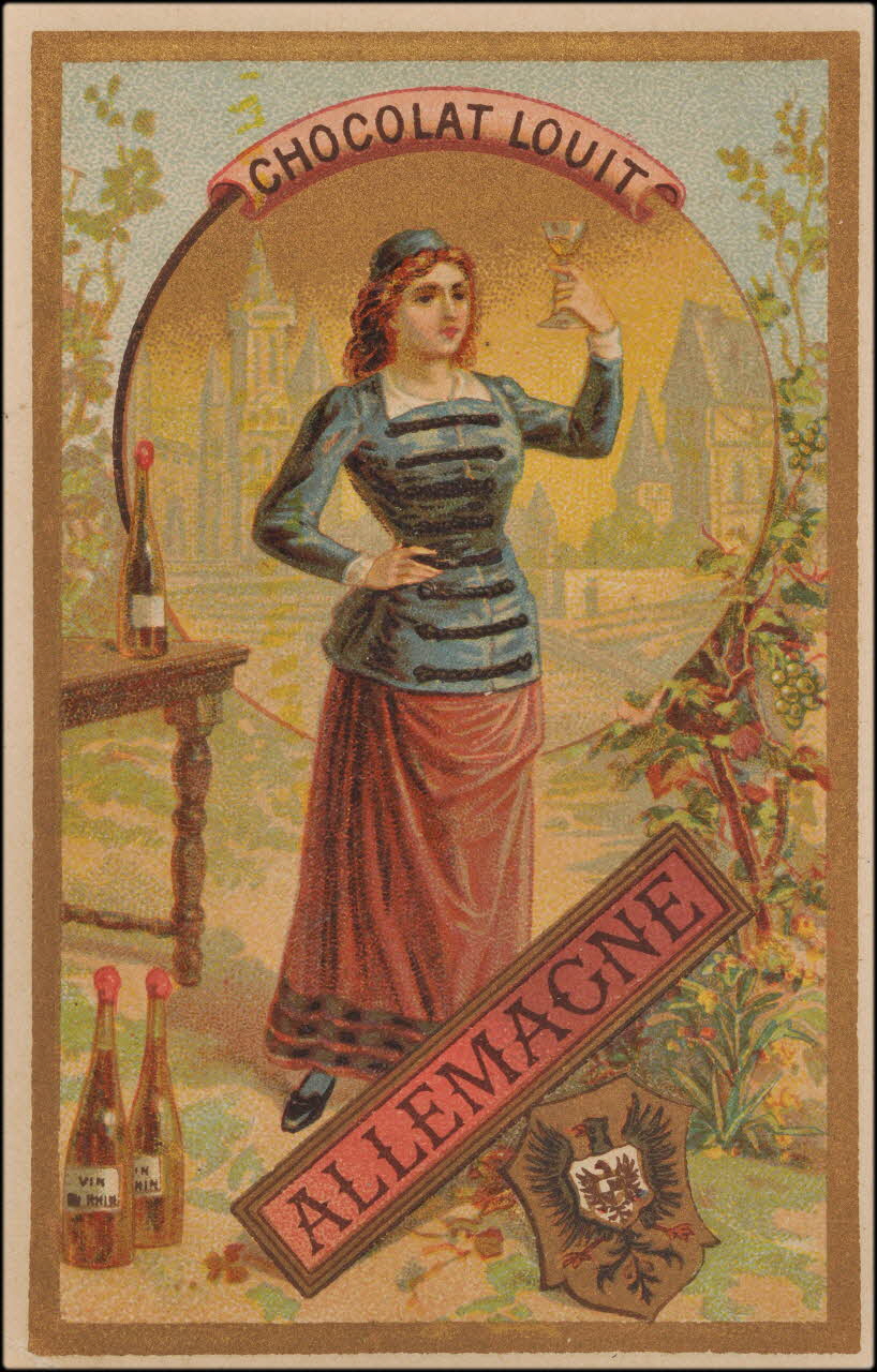 Romanet carte réclame chromo Paris 1877-1907 1995.1.369.7 Photo