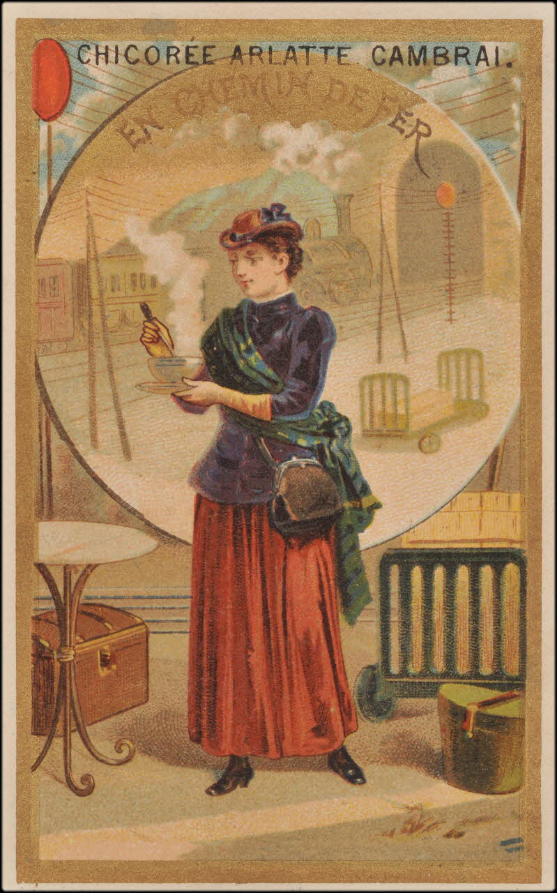 Romanet carte réclame chromo Paris 1877-1907 1995.1.370.4 Photo