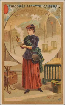 Romanet carte réclame chromo Paris 1877-1907 1995.1.370.4 Photo