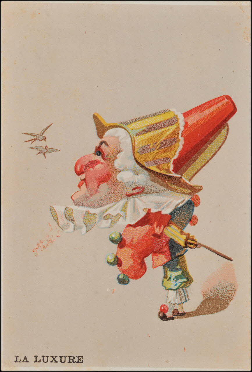 Romanet carte réclame chromo Paris 1877-1907 1995.1.373.5 Photo