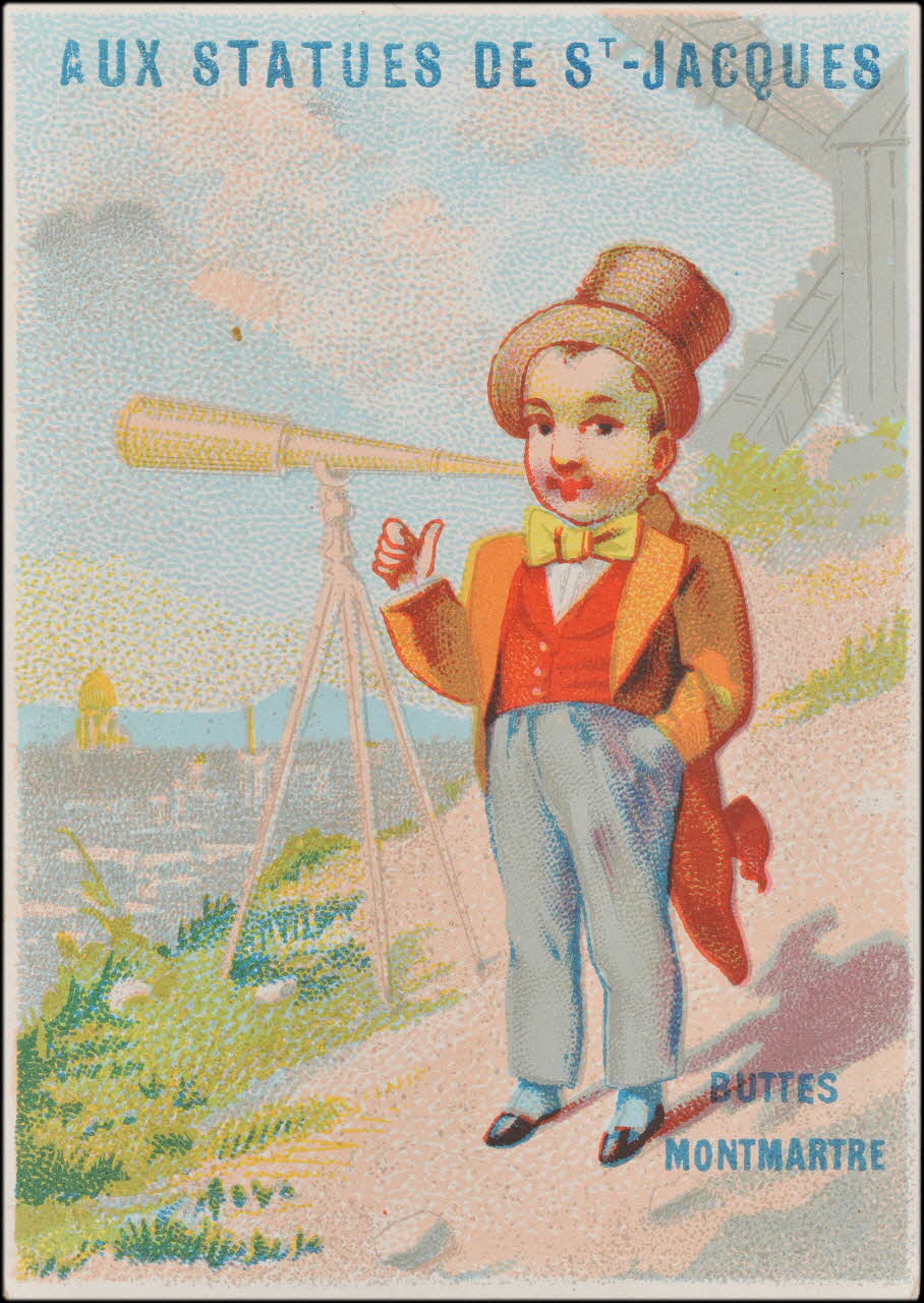 Romanet carte réclame chromo Paris 1878-1889 1995.1.374.3 Photo