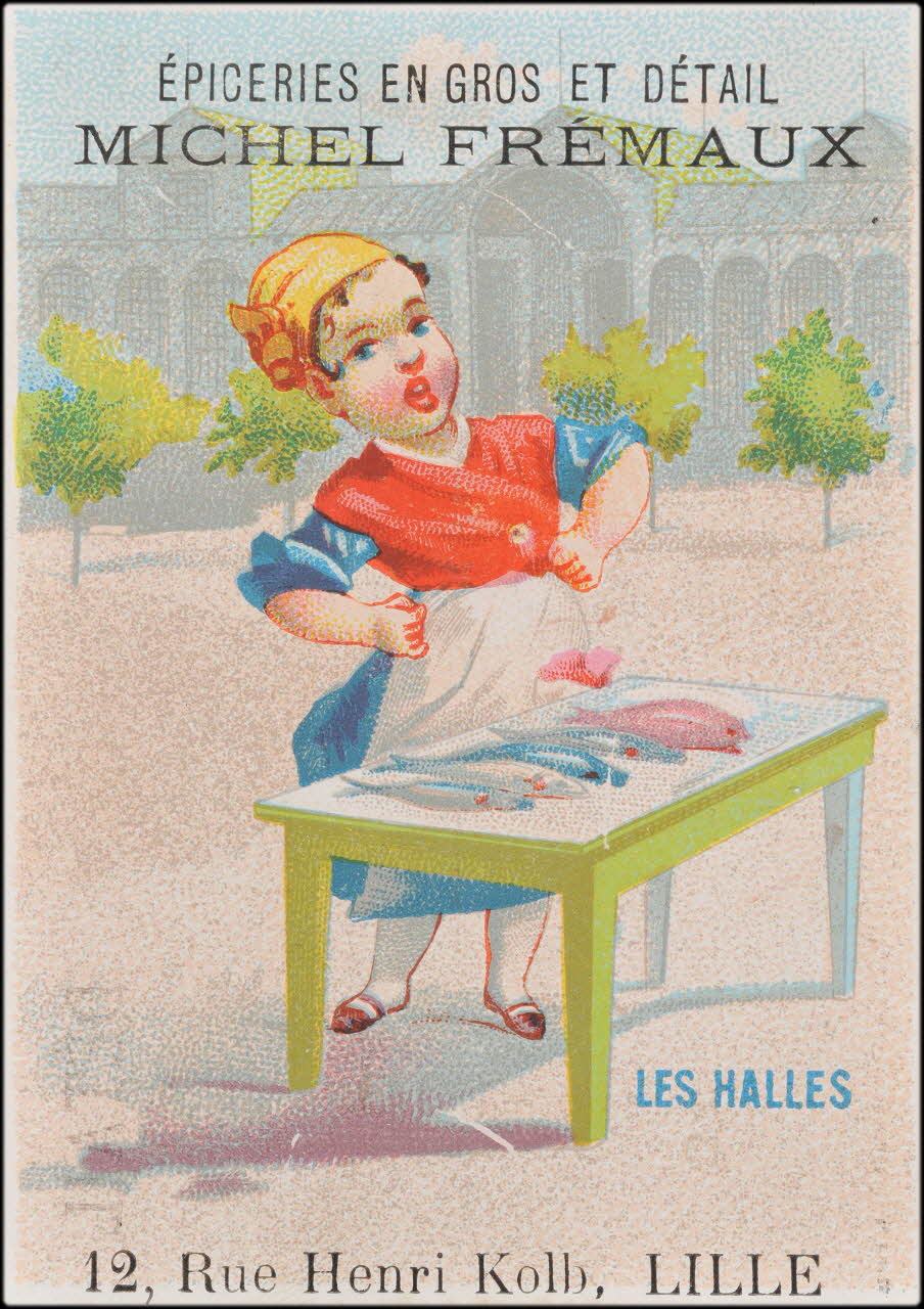 Romanet carte réclame chromo Paris 1878-1889 1995.1.374.5 Photo