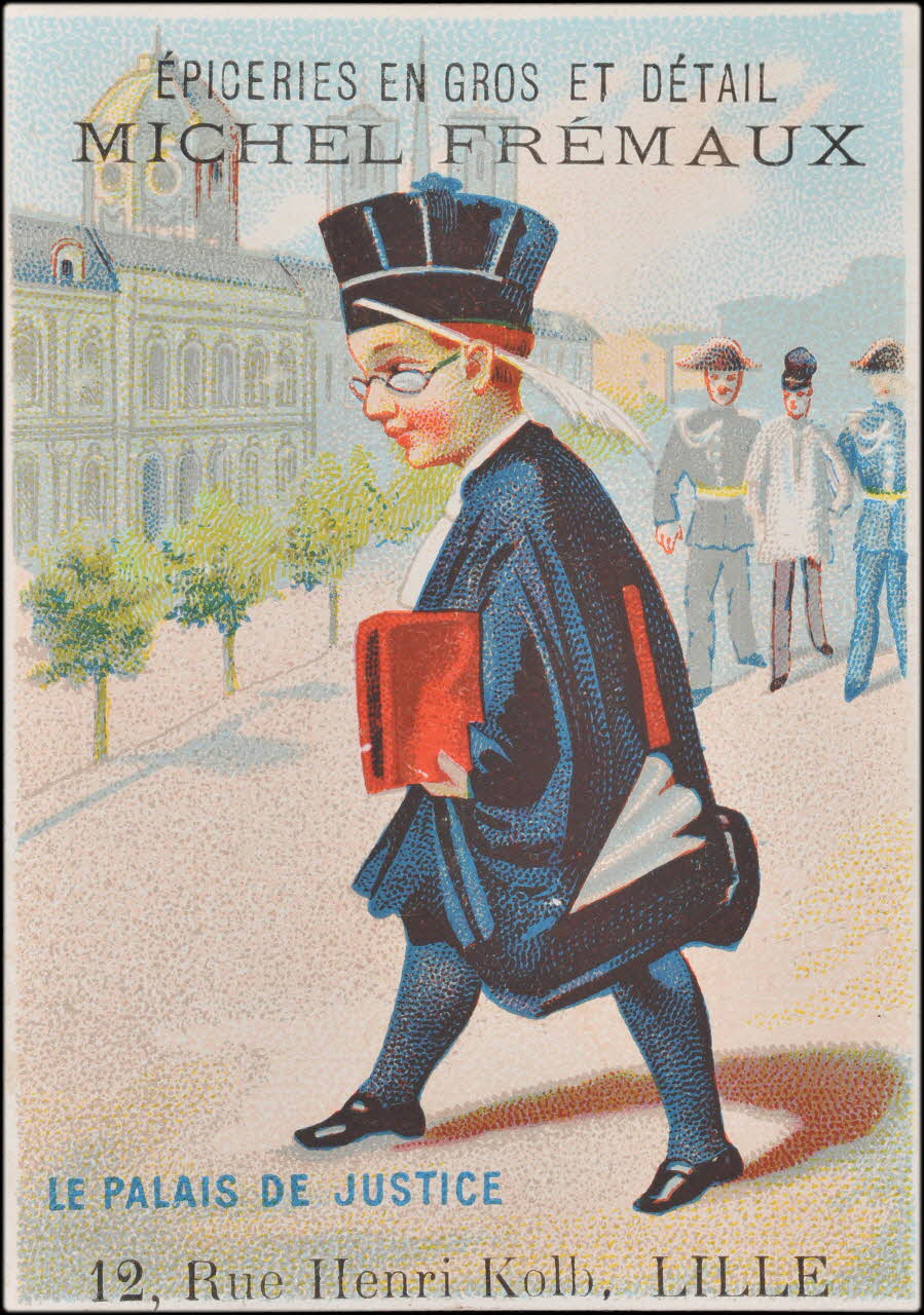 Romanet carte réclame chromo Paris 1878-1889 1995.1.374.7 Photo