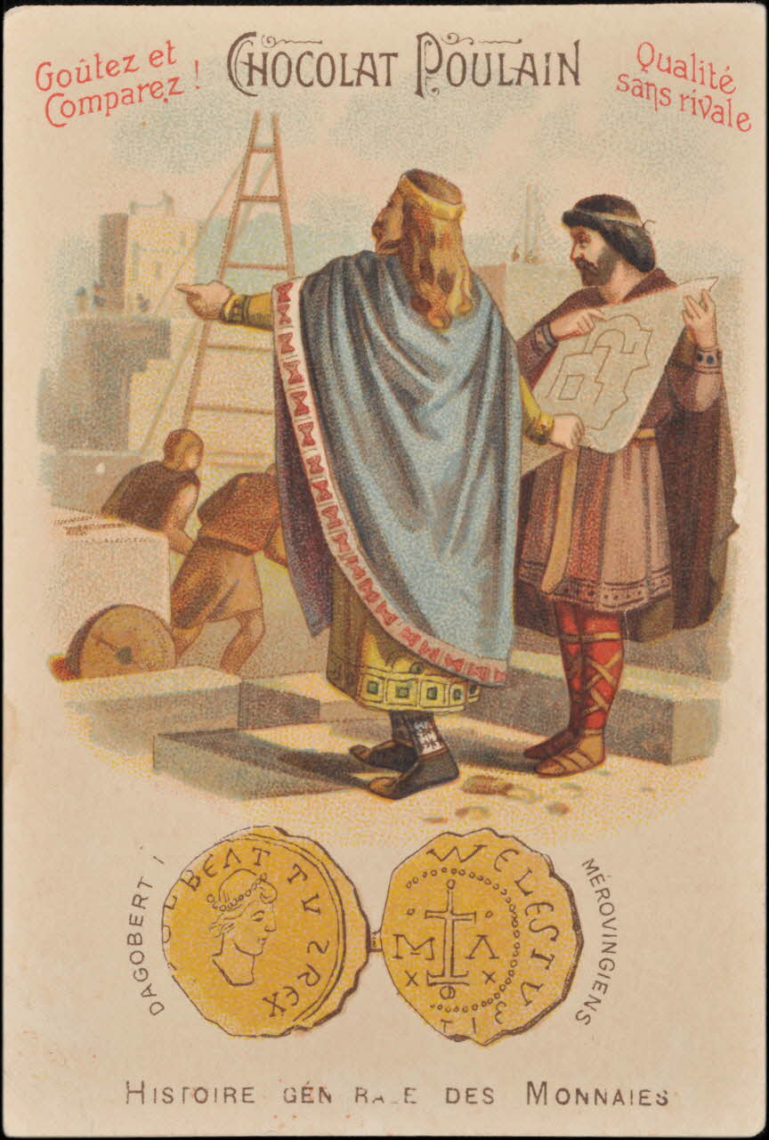 Romanet carte réclame chromo Paris 1877-1907 1995.1.382.10 Photo Mucem