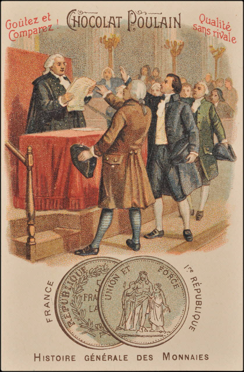 Romanet carte réclame chromo Paris 1877-1907 1995.1.382.11 Photo Mucem