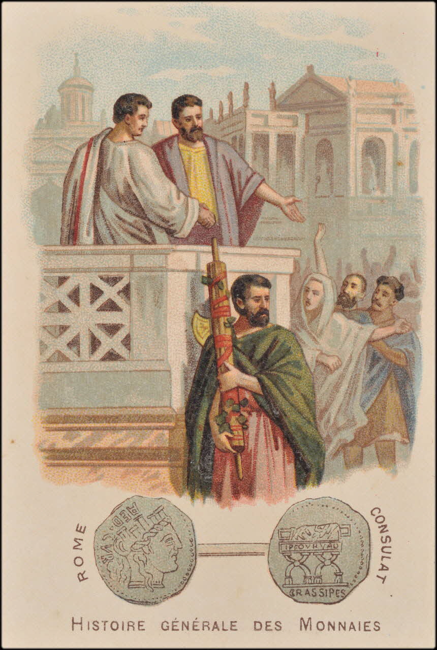 Romanet carte réclame chromo Paris 1877-1907 1995.1.382.26 Photo