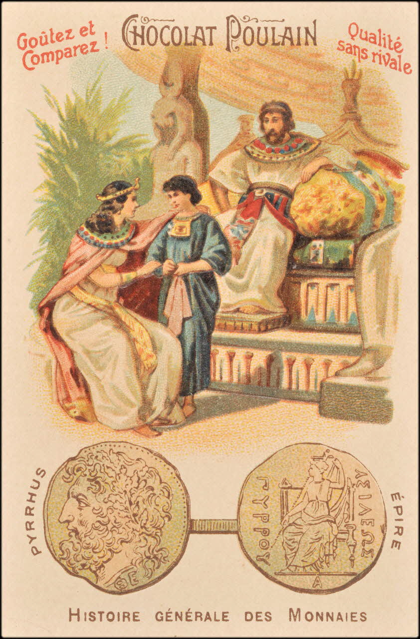 Romanet carte réclame chromo Paris 1877-1907 1995.1.382.35 Photo