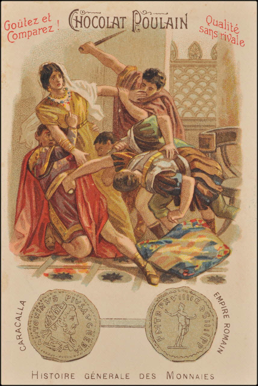 Romanet carte réclame chromo Paris 1877-1907 1995.1.382.4 Photo Mucem