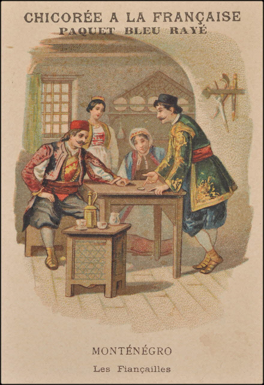 Romanet carte réclame chromo Paris 1877-1907 1995.1.384.14 Photo