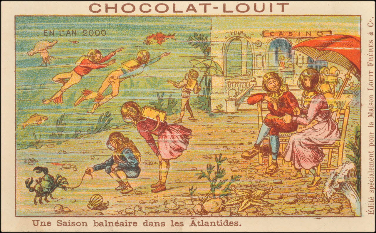 Baster & Vieillemard carte réclame chromo Paris 1895-1905 1995.1.3851.12 Photo