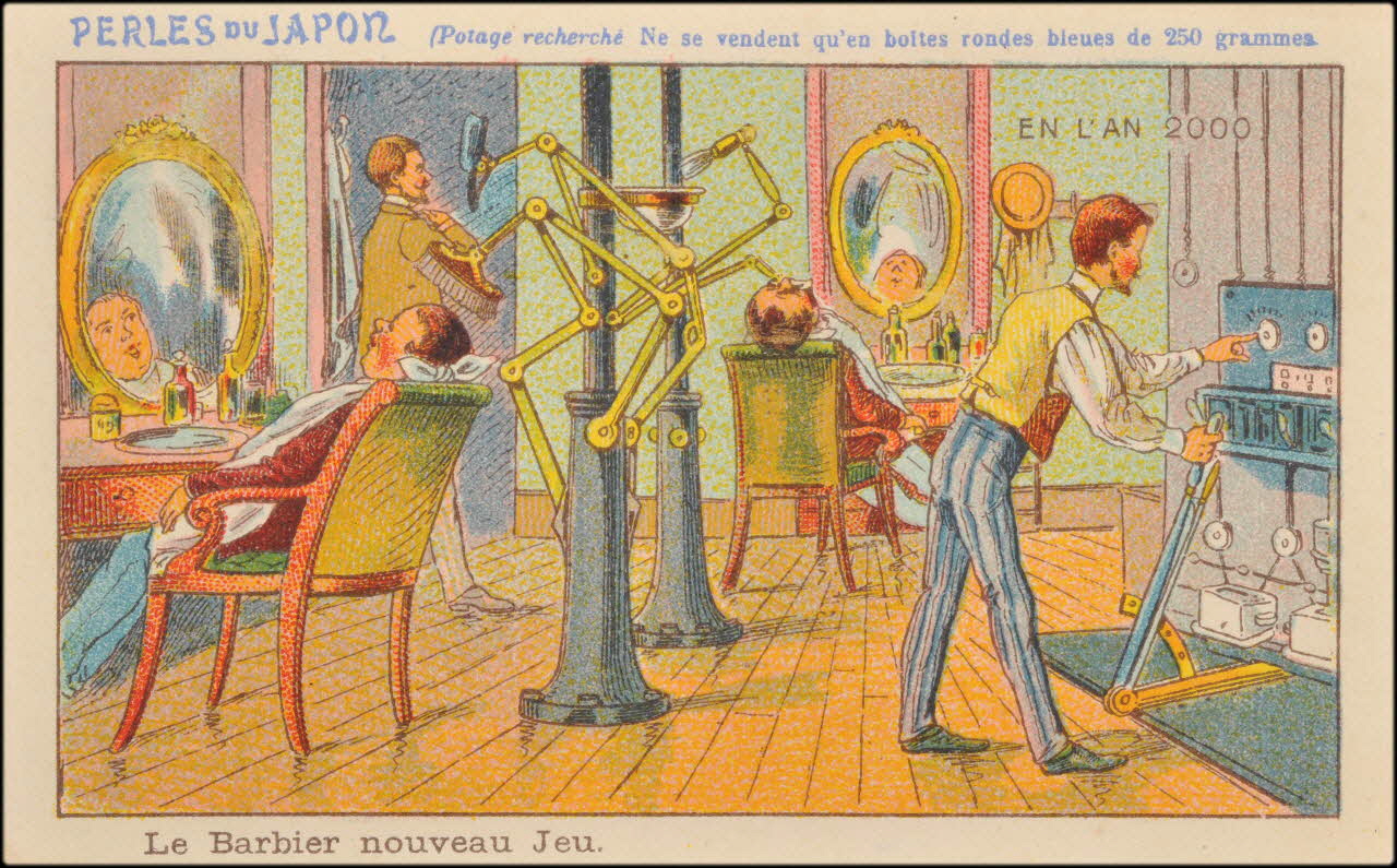 Baster & Vieillemard carte réclame chromo Paris 1895-1905 1995.1.3851.20 Photo